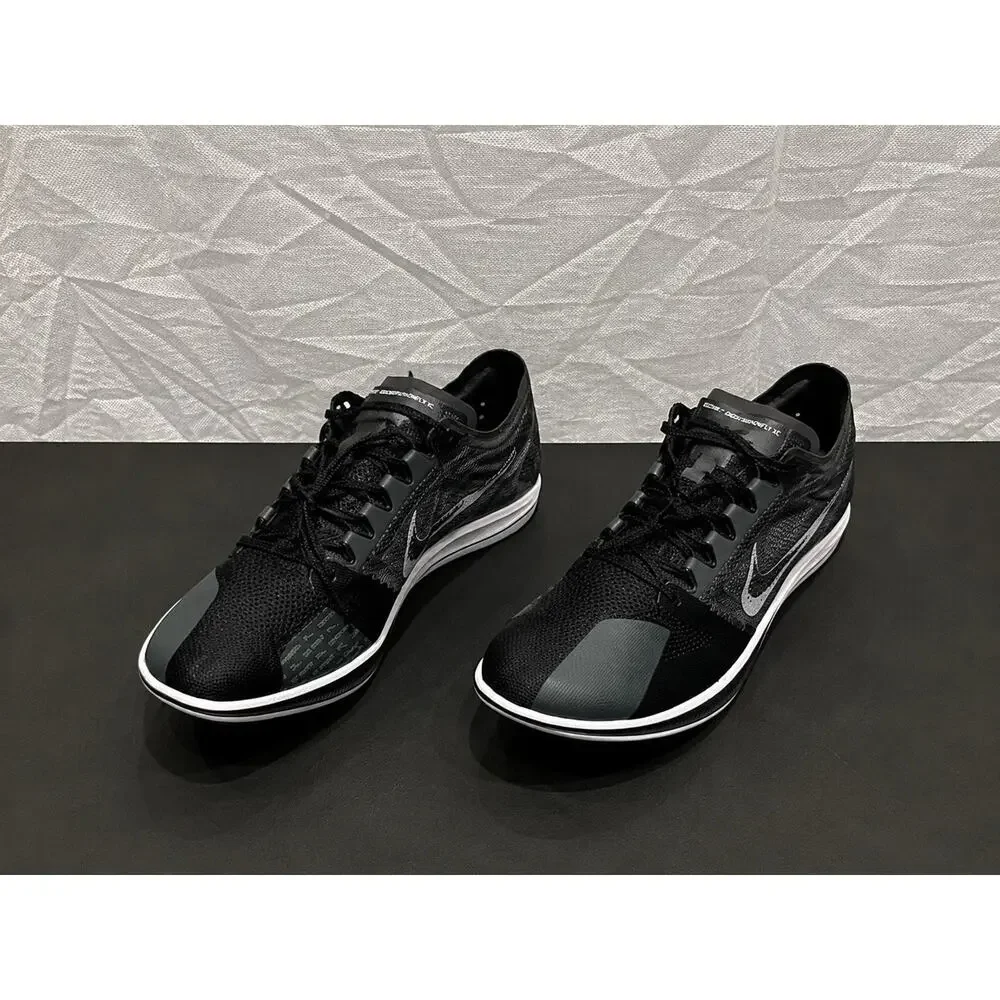 New Men’s 10.5 Nike ZoomX Dragonfly XC Track Spikes Black Silver DX7992-001